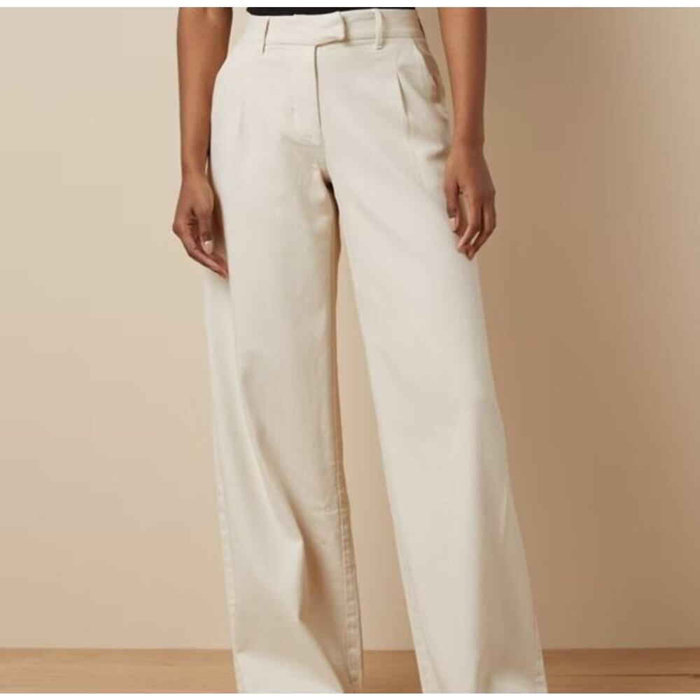 American Eagle High Rise Wide Leg Trousers Pants NWT